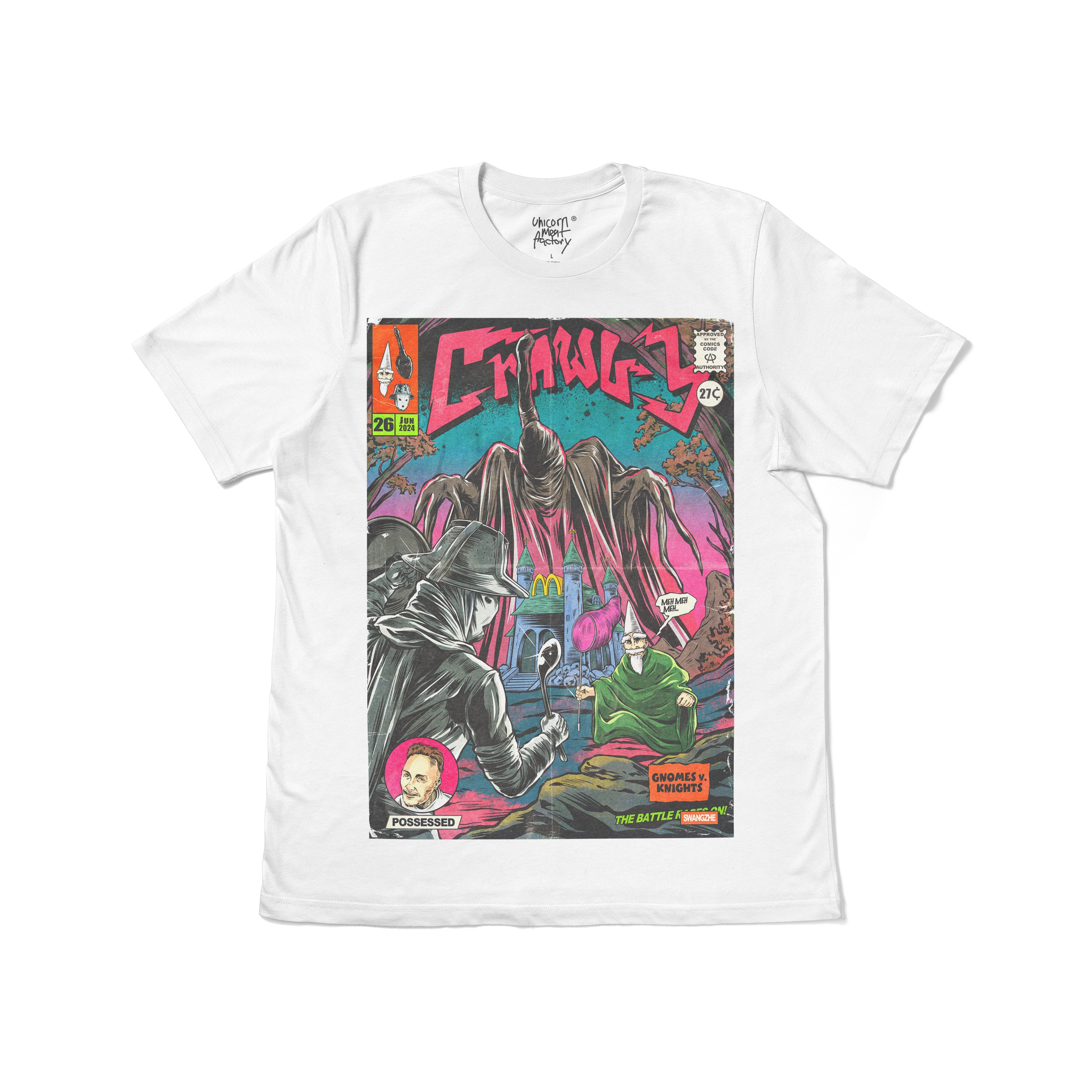 Crawly the Possessed Live Action Comic Shirt Graphic T-Shirt